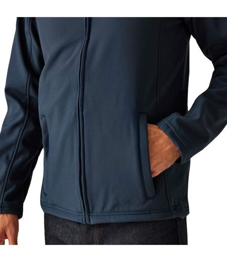 Mens Uproar Soft Shell Jacket Navy Regatta Professional