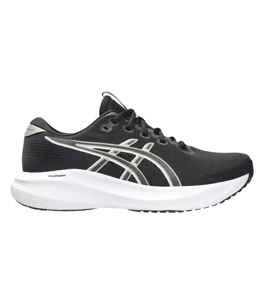 Womens/ladies Gel Excite Shoes Black White Asics-1