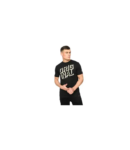 Mens Protrax Cotton T-shirt Black Crosshatch