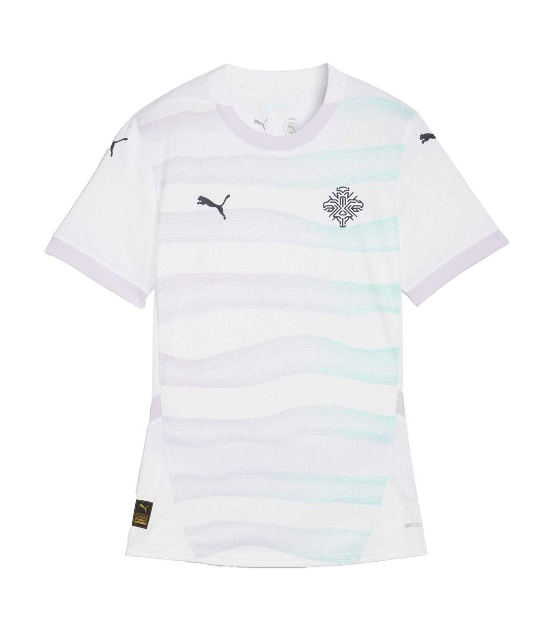 Womens/ladies 2025 Iceland Away Shirt White Navy Puma-2