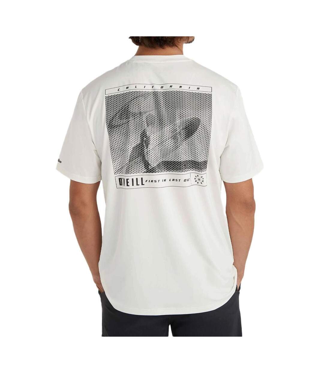 T-Shirt blanc homme o'neill polygienes-2