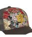 Casquette trucker imprimée filet logo brodé visière imprimée Maiko Rock'n Free Life-3