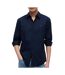 Chemise marine homme tommy hilfiger poplin-1