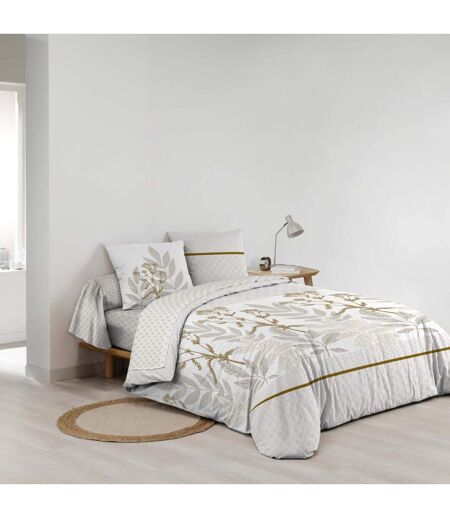 Parure de Lit 6 Pièces Raoni 260x240cm Naturel