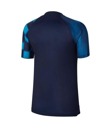 Womens/ladies 2022/23 Croatia Away Shirt Blue Uni Red Nike