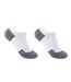 Womens/ladies Logo No-show Socks White Karrimor-1