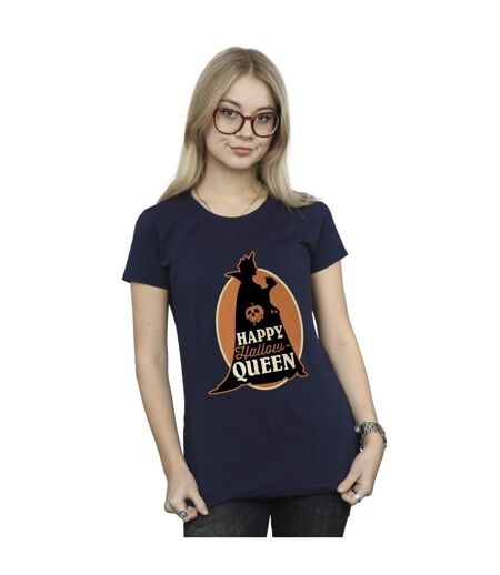 Disney T-shirt en coton Femmes/Dames Villains Hallow Queen (Bleu marine) - UTBI44563
