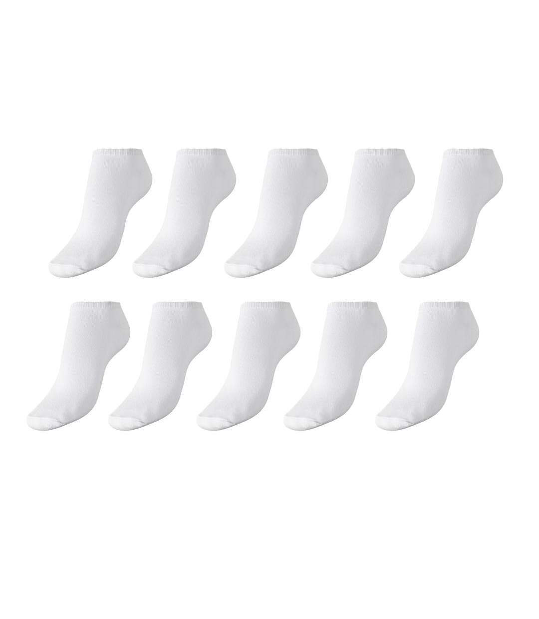 10x paires de chaussettes blanches femme twinday 29 - 37/41-1