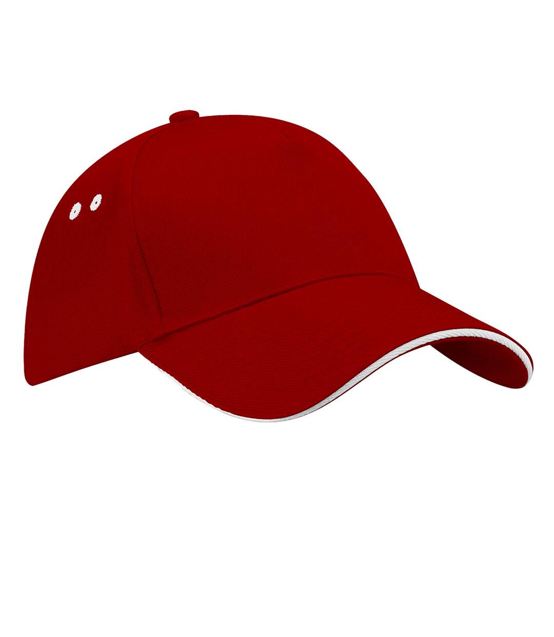 Casquette ultimate adulte rouge / blanc Beechfield-1