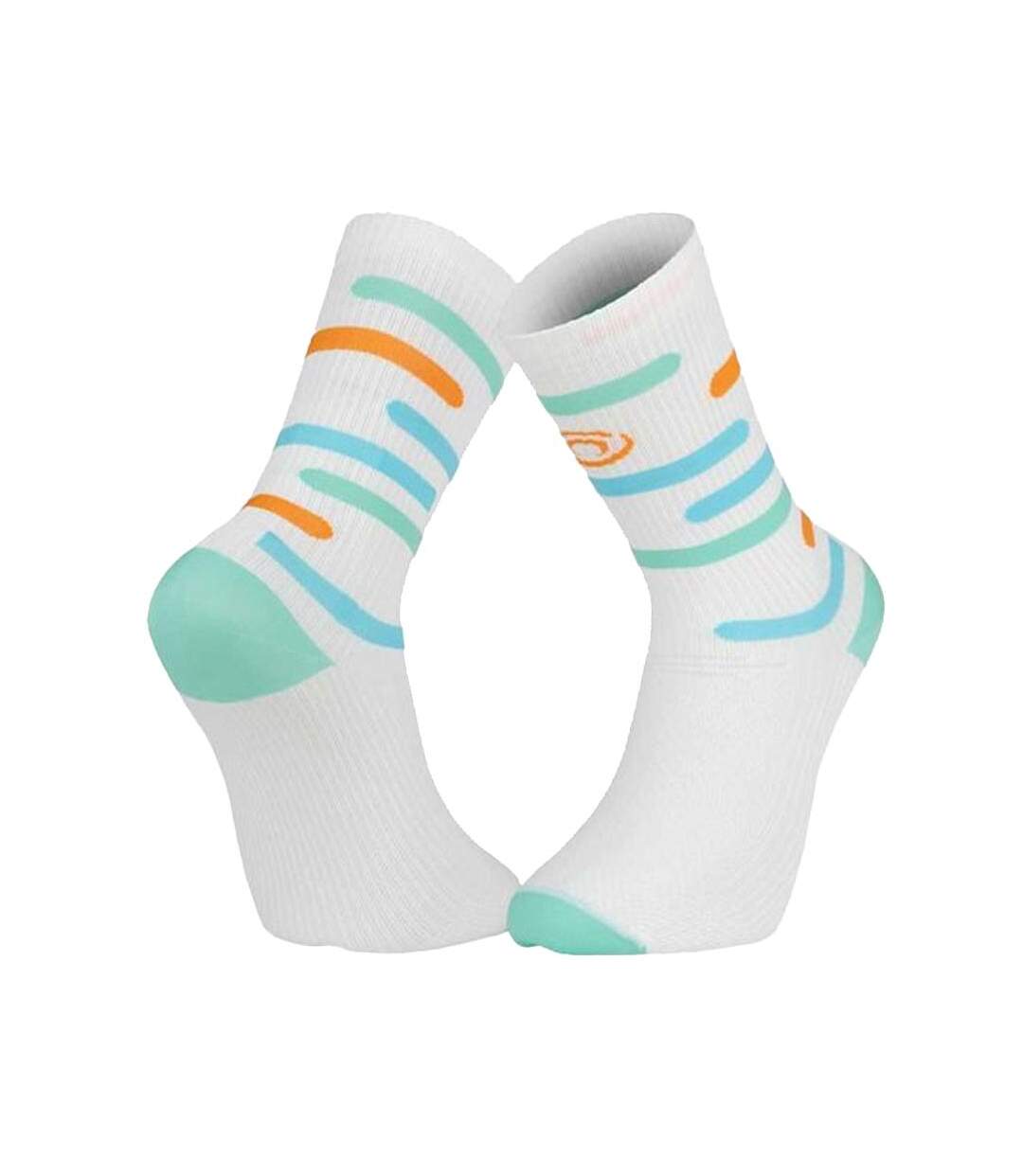 X1 paires de chaussettes blanches bv sport socquette light run-1