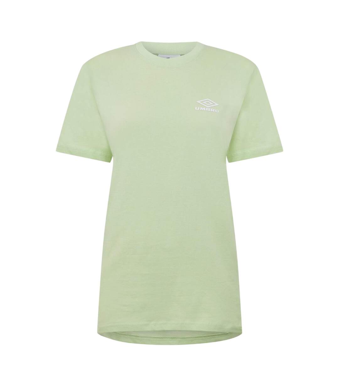 Womens/ladies Crew Neck Oversized T-shirt Seafoam White Umbro-1