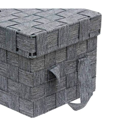 Lot de 2 Boîtes de Rangement Lise 35cm Gris