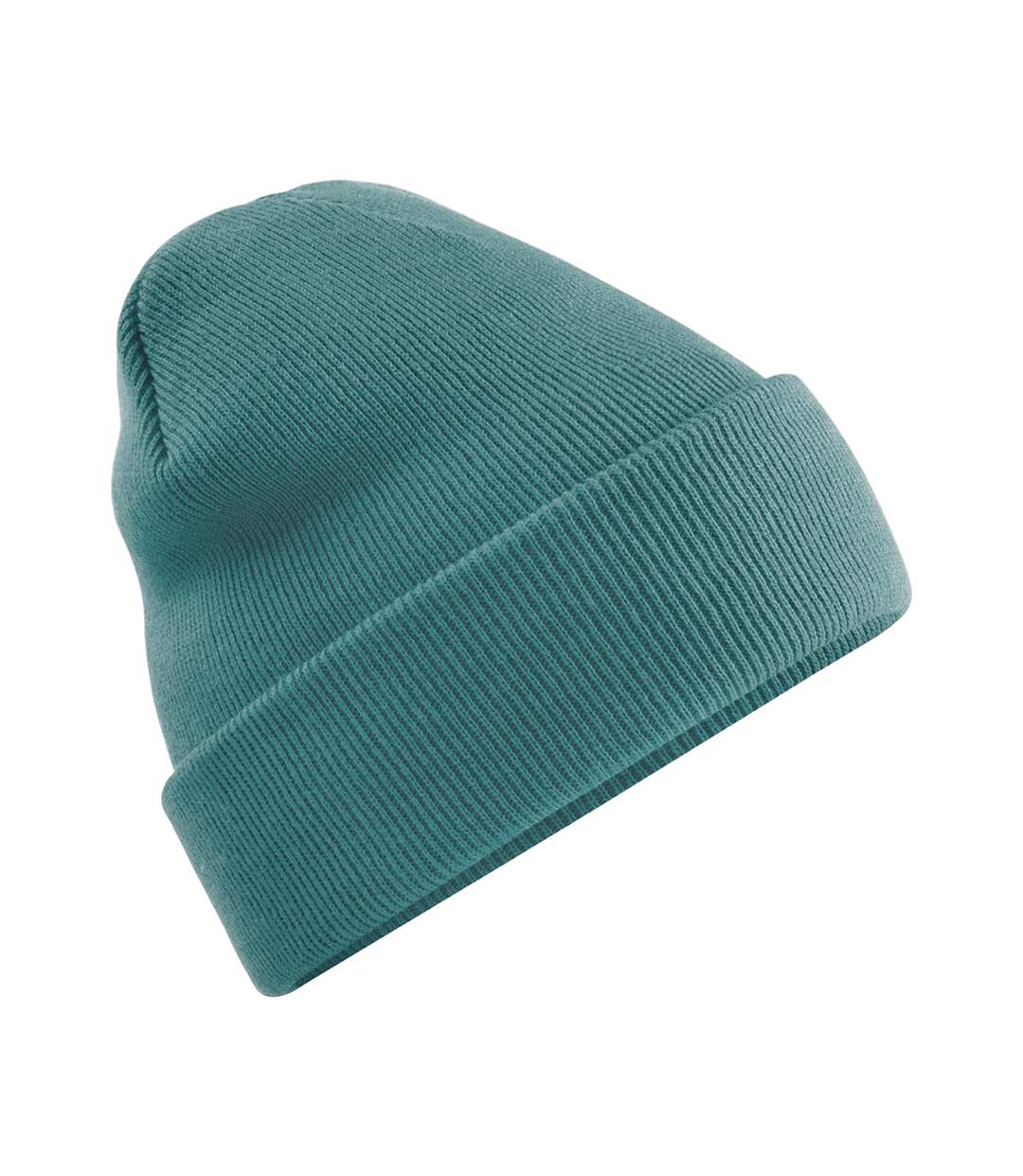 Bonnet Tricoté Unisexe Bleu Gris Beechfield-1