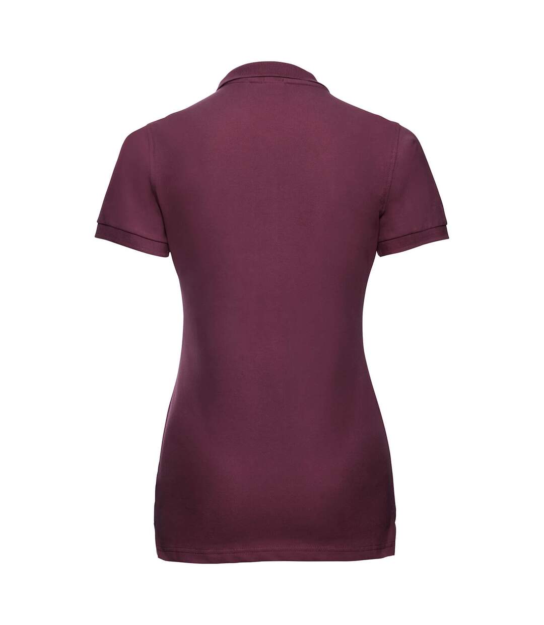 Polo manches courtes femme bordeaux Russell