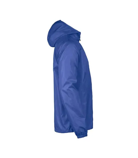 Mens Fastplant Waterproof Jacket Blue Printer RED