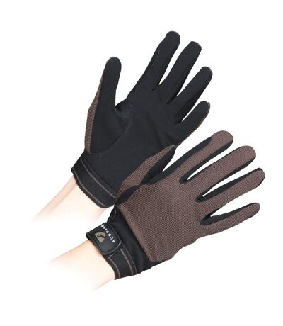 Aubrion Unisex Adult Mesh Riding Gloves (Brown)