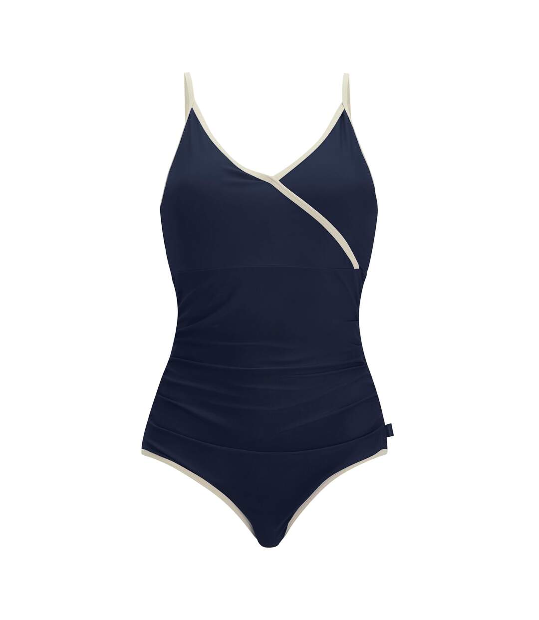 Maillot De Bain 1 Pièce À Col V Et Bretelles Ajustables Kyra Femme Bleu Marine Regatta-2