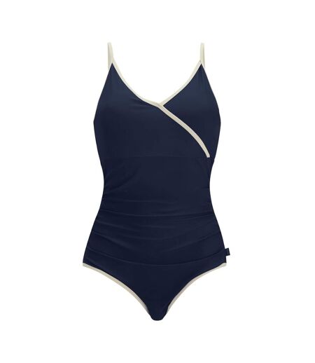 Maillot De Bain 1 Pièce À Col V Et Bretelles Ajustables Kyra Femme Bleu Marine Regatta