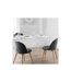 Nappe Antitache Imprimé Astrelia 140x240cm Blanc & Argent-4