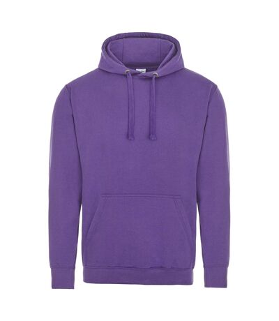 Sweat À Capuche College Adulte Violet Awdis