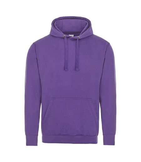 Sweat À Capuche College Adulte Violet Awdis