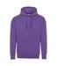 Sweat À Capuche College Adulte Violet Awdis-1