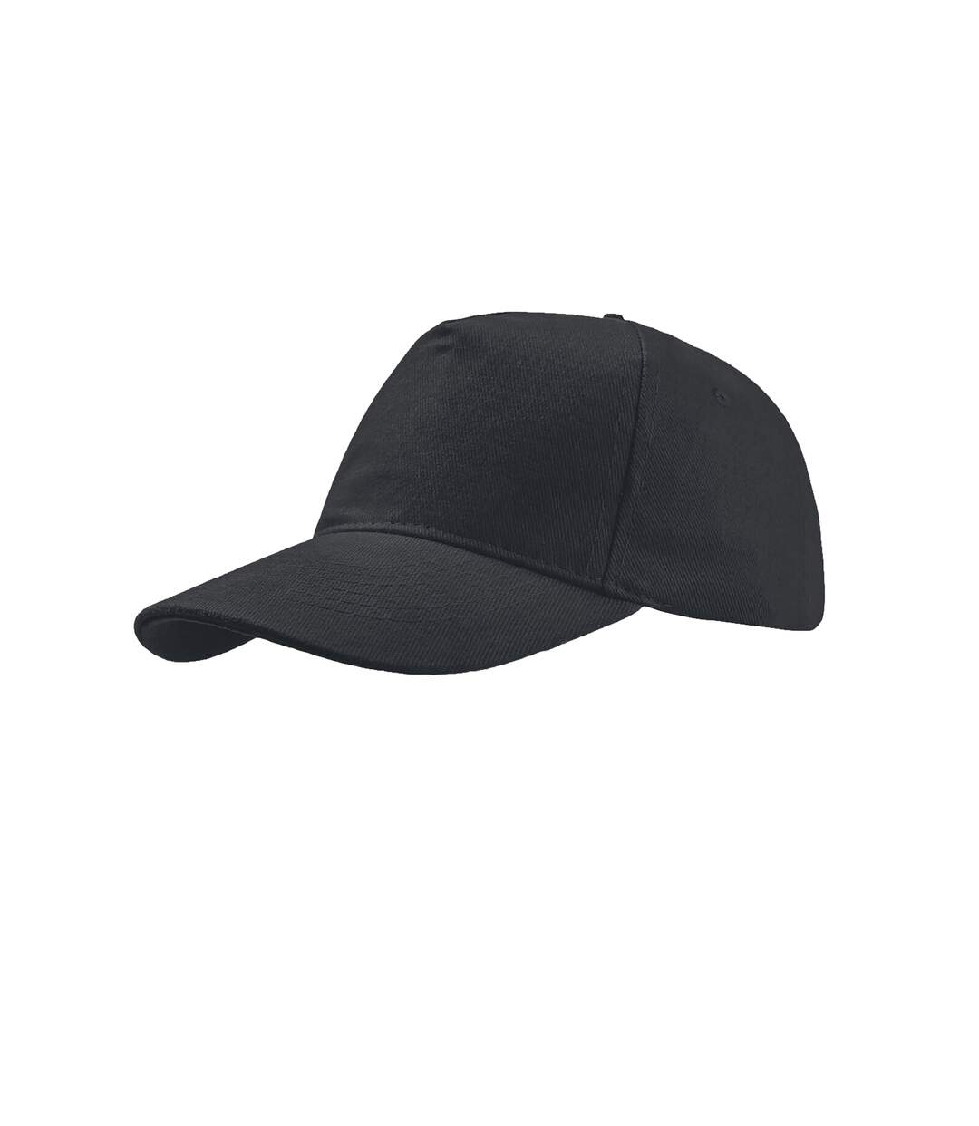 Atlantis Liberty Five Buckle Heavy Brush Cotton 5 Panel Cap (Black) - UTAB191-1