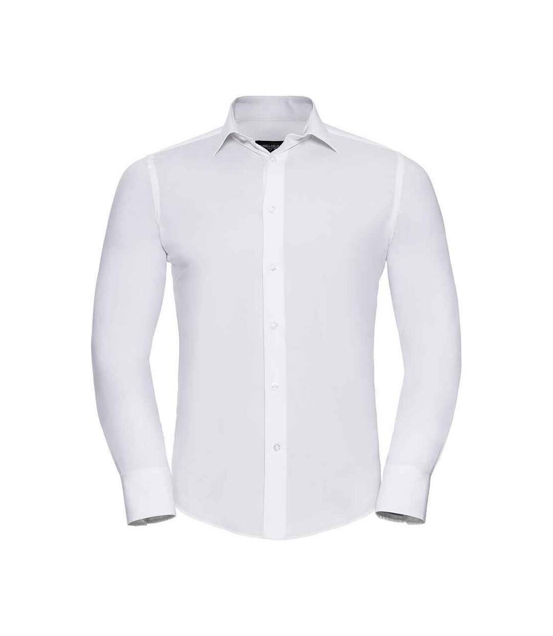 Chemise Manches Longues Homme Blanc Russell Collection-1
