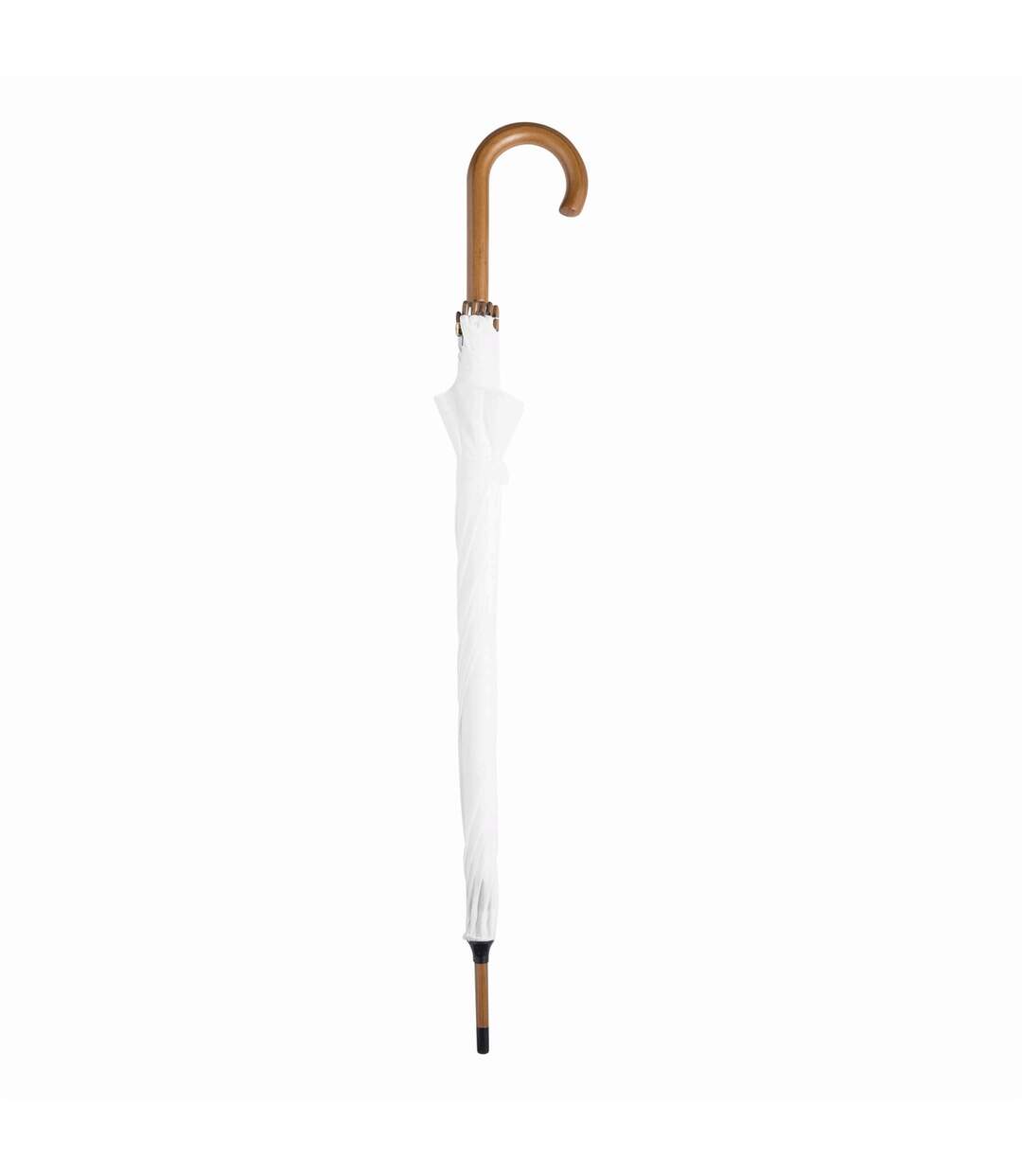 Parapluie Droit Motif/style Poignée En Bois Tango 89 Cm X 103 Cm Blanc L-Merch-3