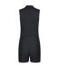 Womens/ladies shorty sleeveless wetsuit jet black Mountain Warehouse-2