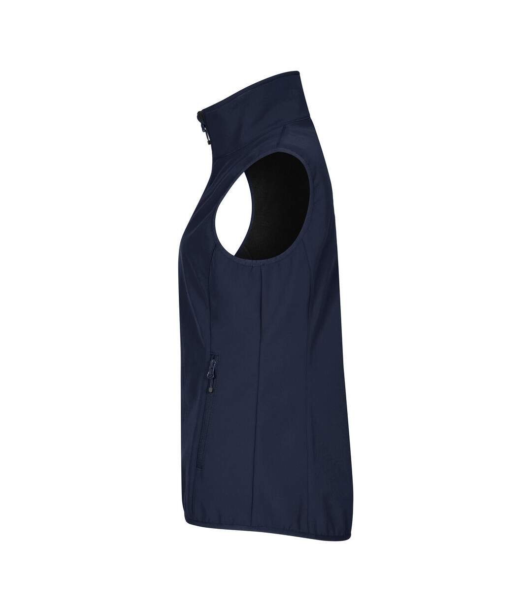 Veste Sans Manches Classic Femme Bleu Marine Foncé Clique-4