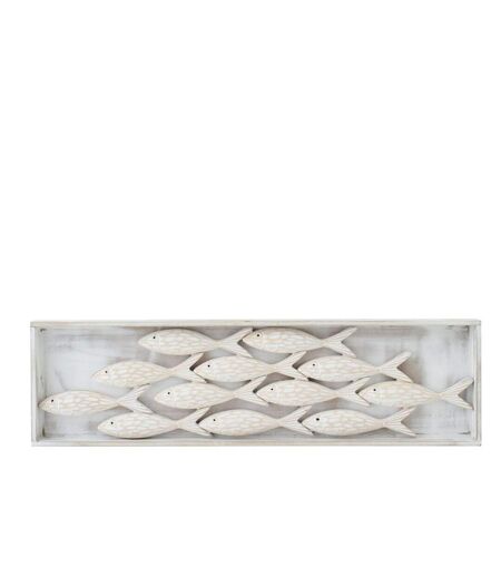 Déco Murale Poisson Javier 83cm Naturel