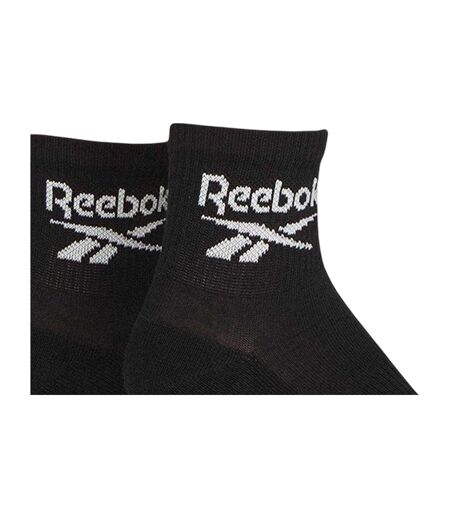 Lot De 3  Socquettes Adulte Noir Reebok