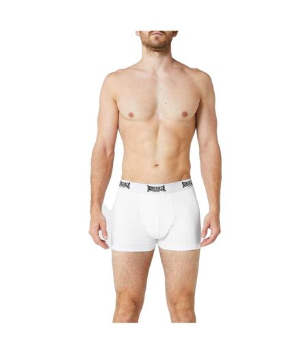 Pack Of 2  Mens Boxer Shorts  White Lonsdale