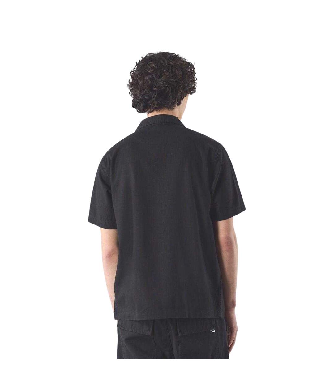 Mens Regular Short-sleeved Shirt Black Pretty Green-3