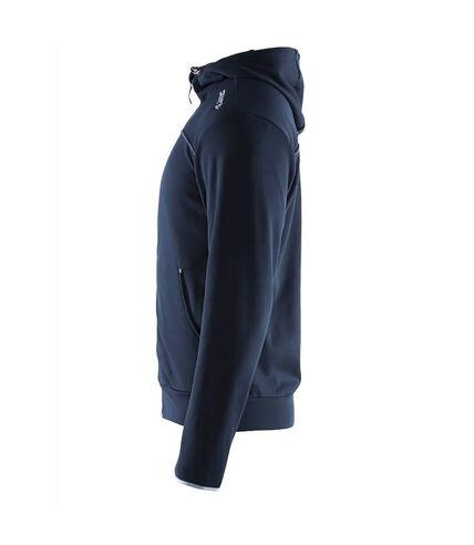 Craft Mens Leisure Athletic Full Zip Hoodie Jacket (Navy) - UTRW4131
