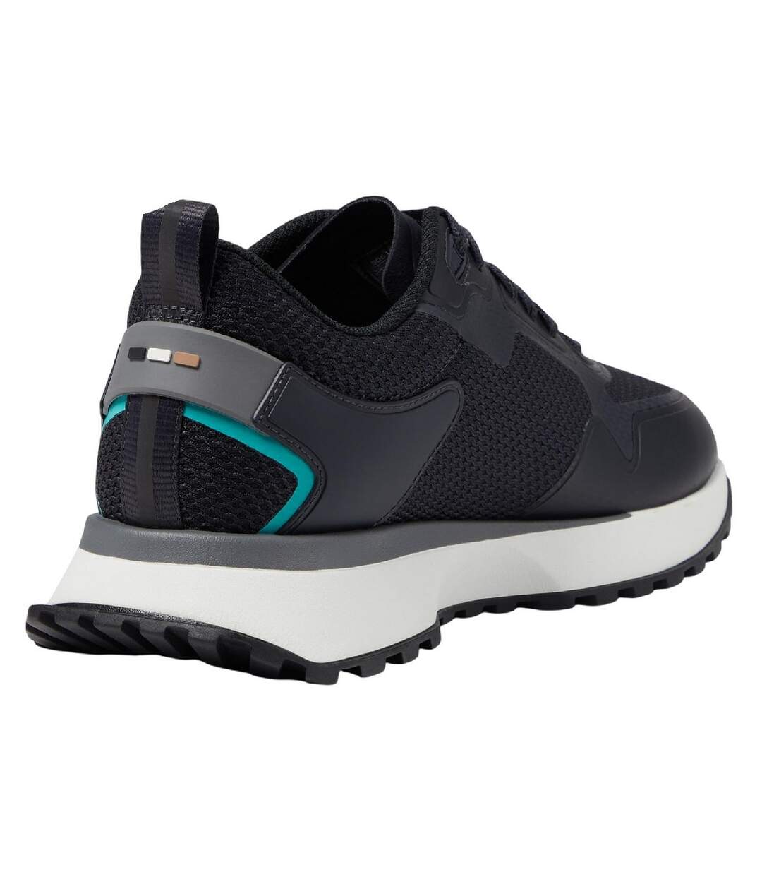Baskets Motif/style Réfléchissant Jonah Homme Bleu Foncé Boss-2
