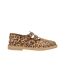 Womens/ladies Marley Leopard Print Leather T-bar Shoes Leopard POD-3