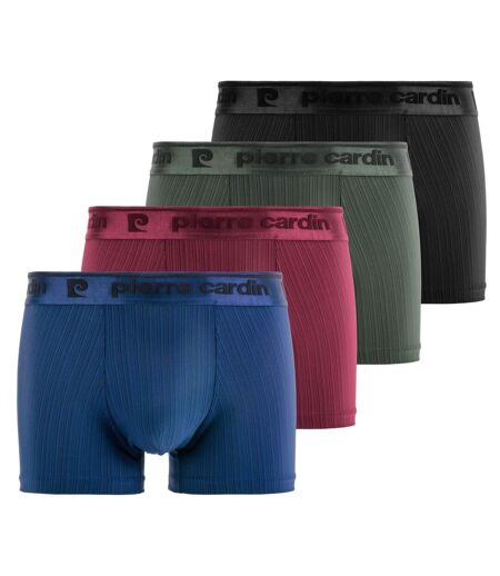 Lot de 4 boxers homme en microfibre Antonio Pierre Cardin