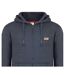 Mens Signature Cotton Full Zip Hoodie Dark Charcoal Marl SoulCal-4