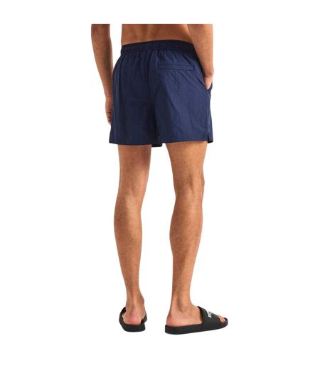 Short De Bain Motif/style Logo Homme Bleu Marine Foncé Represent