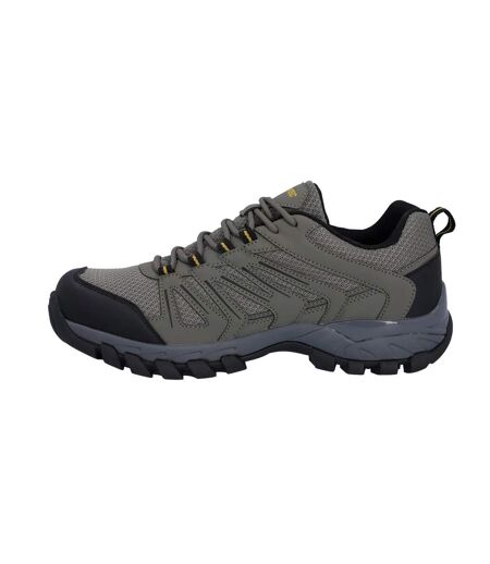 Chaussures Montantes De Randonnée Campana Homme Vieux Vert Kaki Jaune Hi-Tec