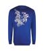 Sweat Motif/style Léopards À Motif Cachemire Homme Bleu Iris Cavalli Class-1