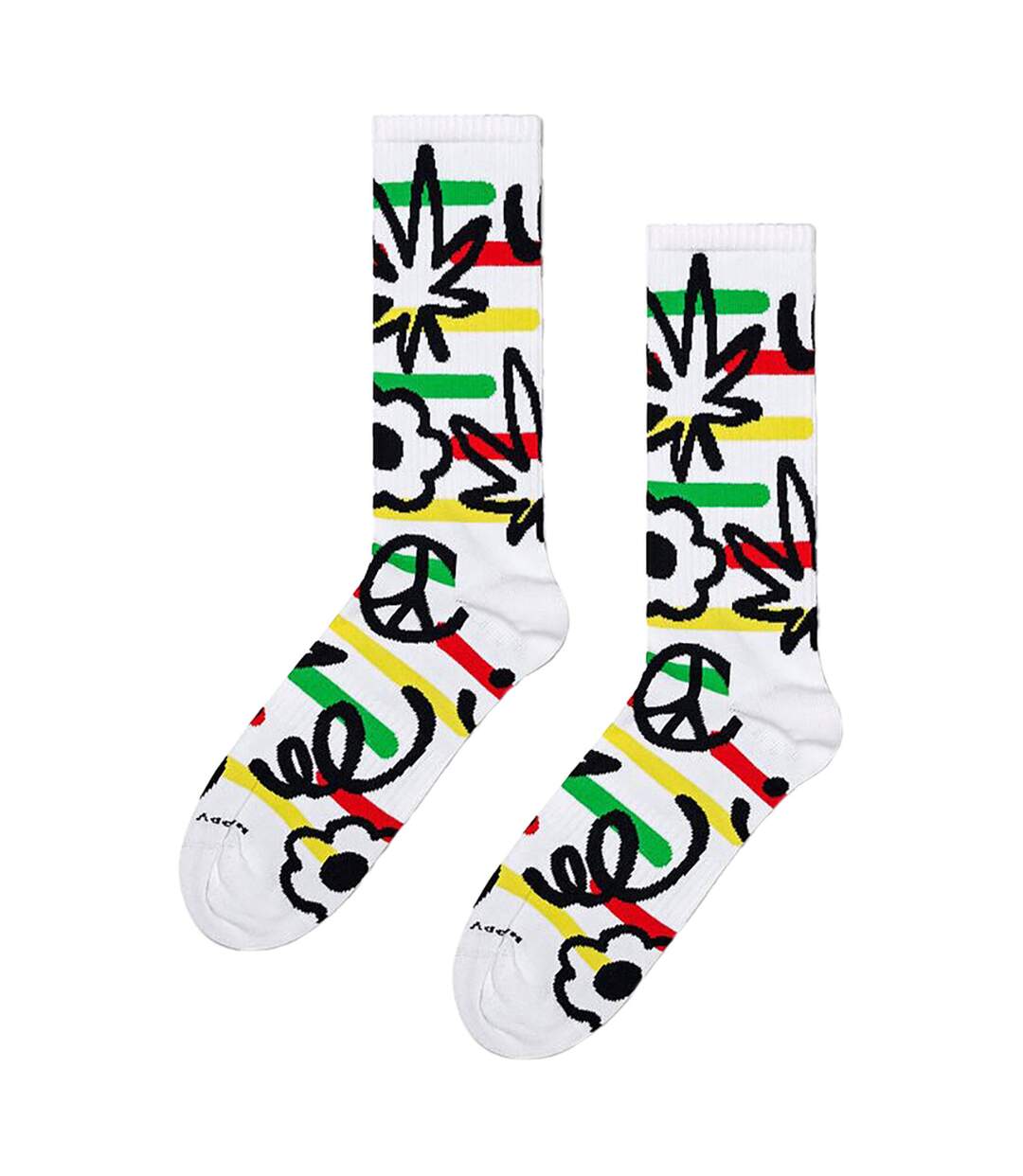 Funky Doodle Design Novelty Socks for Men and Women-2