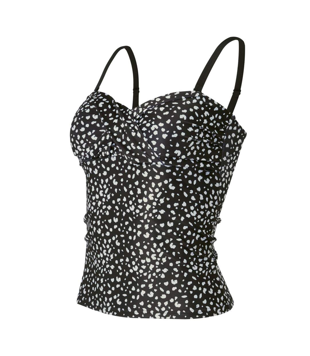 Haut De Tankini Aceana Femme Noir Blanc Regatta-4
