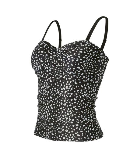 Haut De Tankini Aceana Femme Noir Blanc Regatta