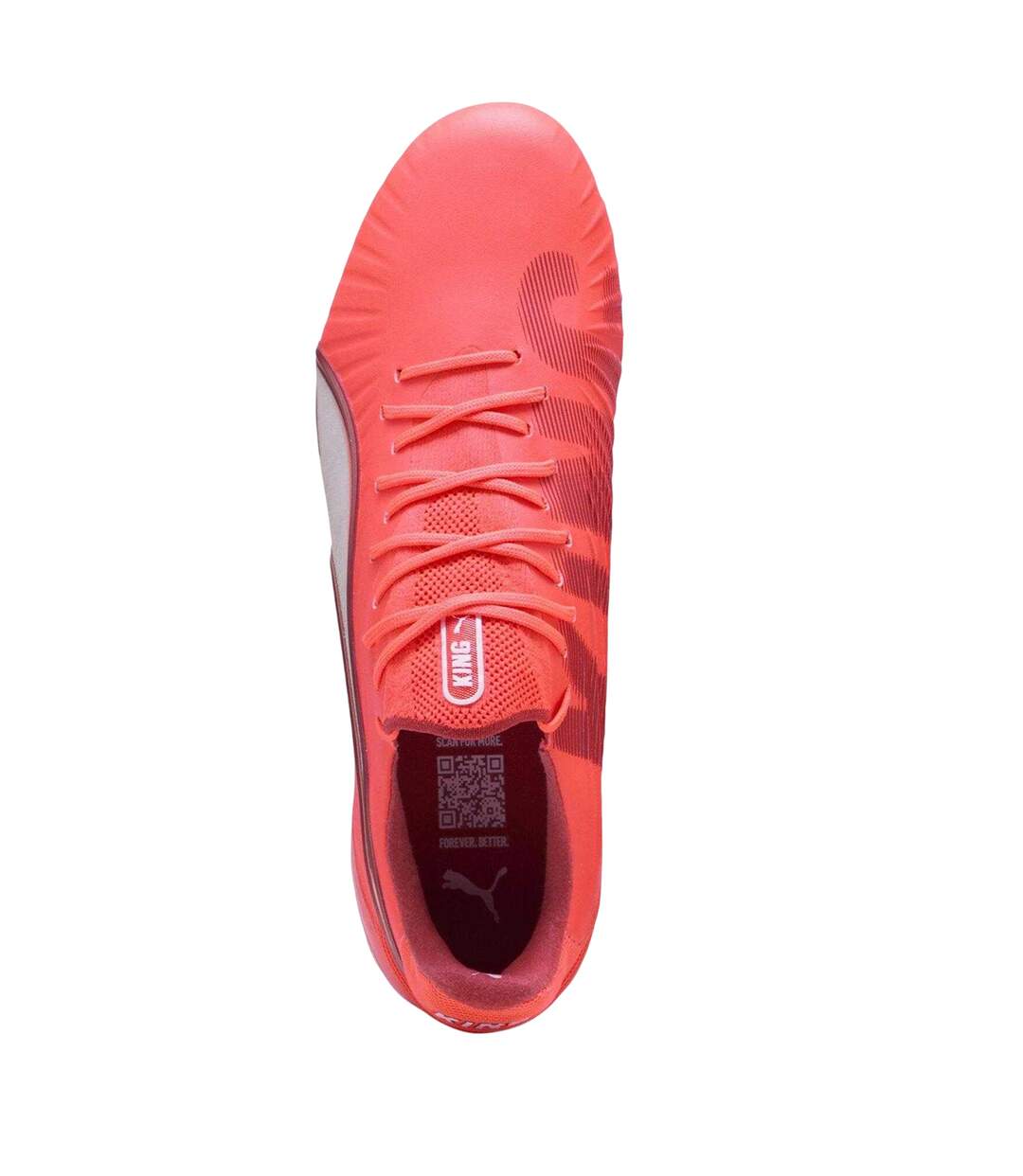 Mens King Ultimate Synthetic Soft Ground Football Boots Glowing Red Puma-4