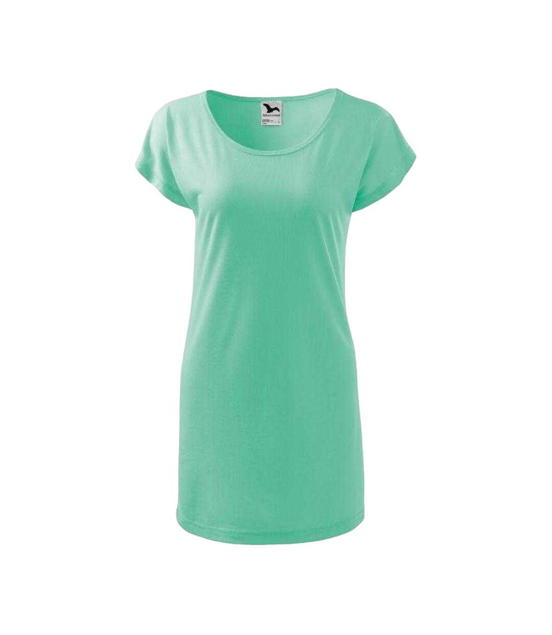 Robe Décontractée Motif/style Uni Love Femme Menthe Malfini-1