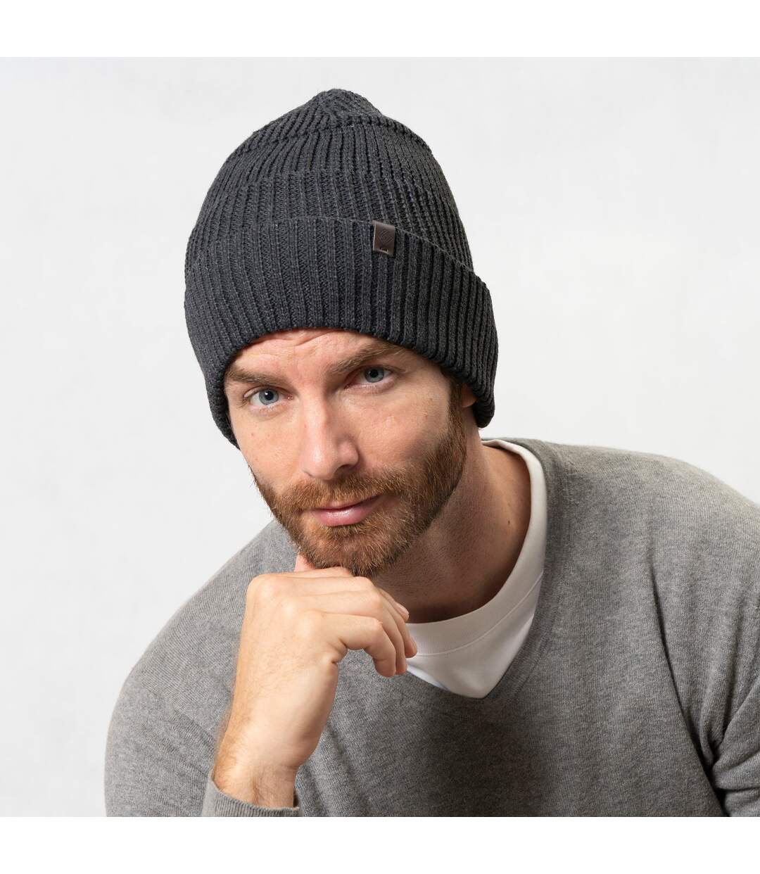 Isotoner Bonnet homme chaud, doublé polaire recyclée-2