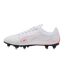 Chaussures De Foot Pour Terrain Ferme Vitoria Enfant Blanc Rouge Vif Puma-2